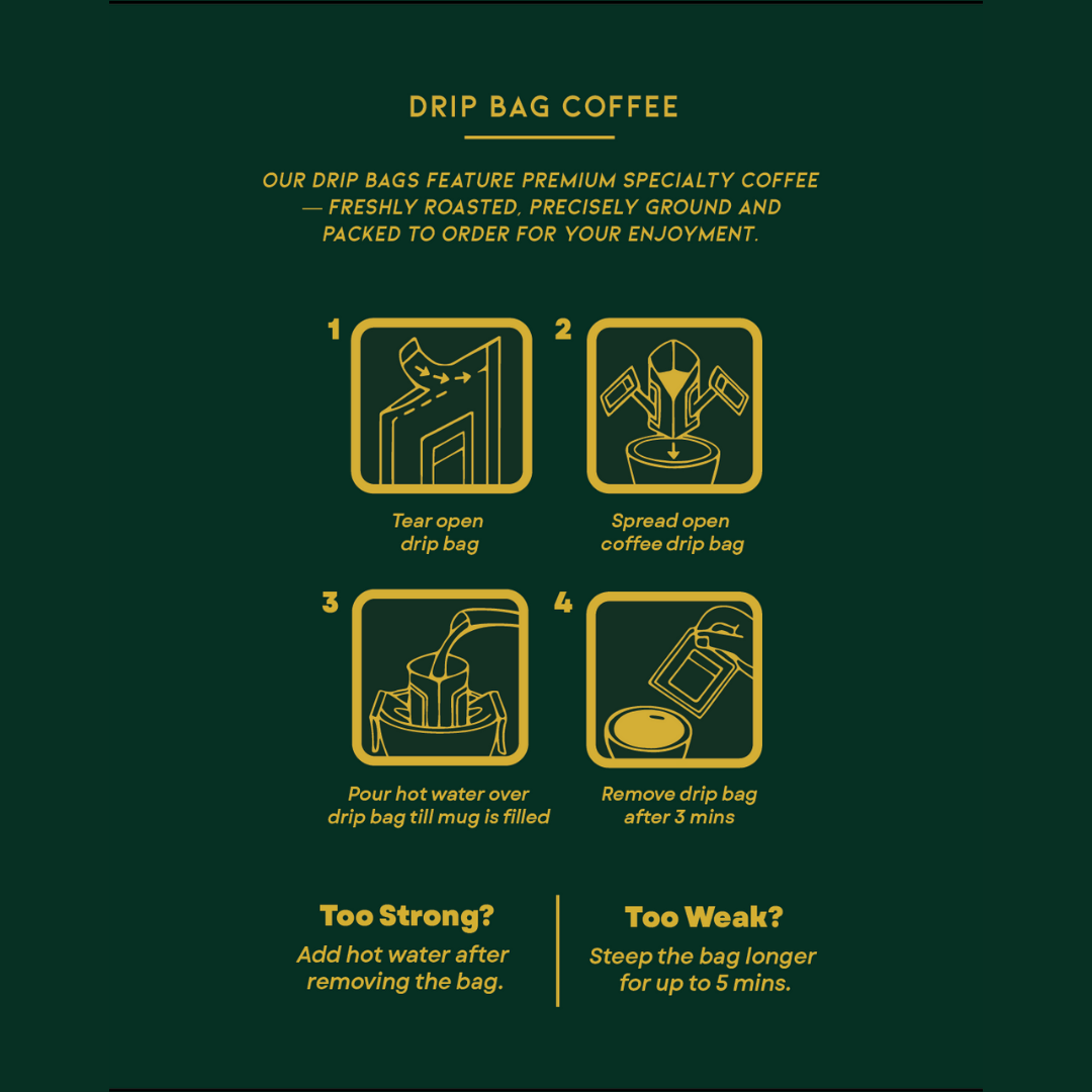 Bold Cocoa (3pc/6pc Coffee Drip Bag)