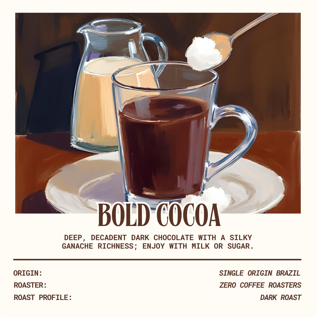 Bold Cocoa (3pc/6pc Coffee Drip Bag)