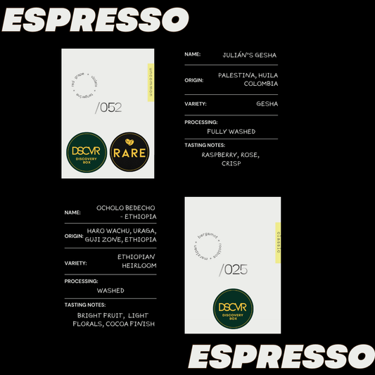Espresso Discovery Box - 2 Coffees